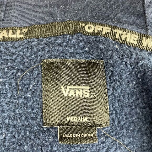 Van’s Dinner Full Zip Hooded Jacket Size M EUC - Picture 6 of 7